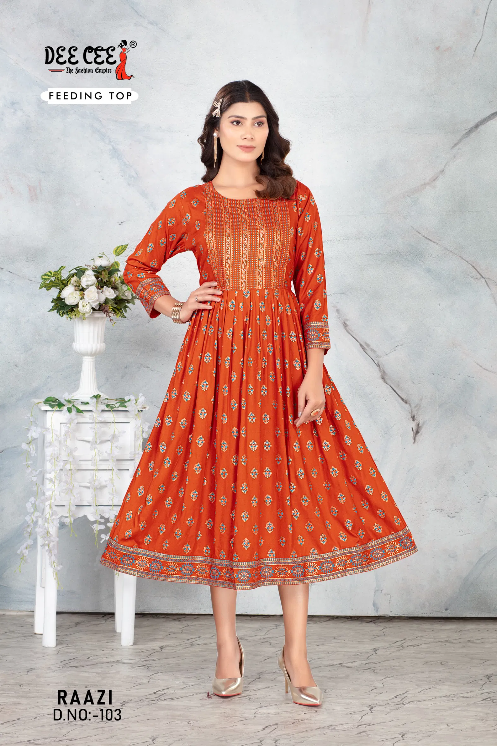 Raazi By Deecee Casual Wear Fancy Rayon Kurtis Wholesale Online